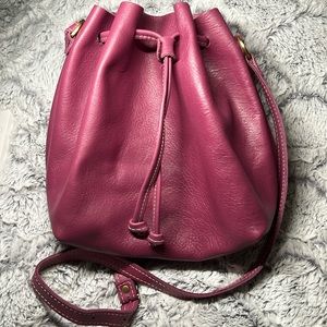 Portland leather goods mulberry large bucket bag